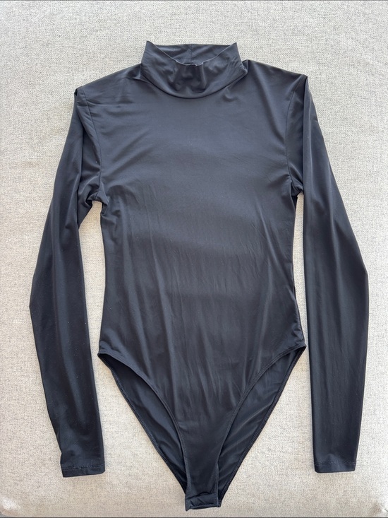 Zara Tops - Zara Black Long Sleeve Turtleneck Bodysuit